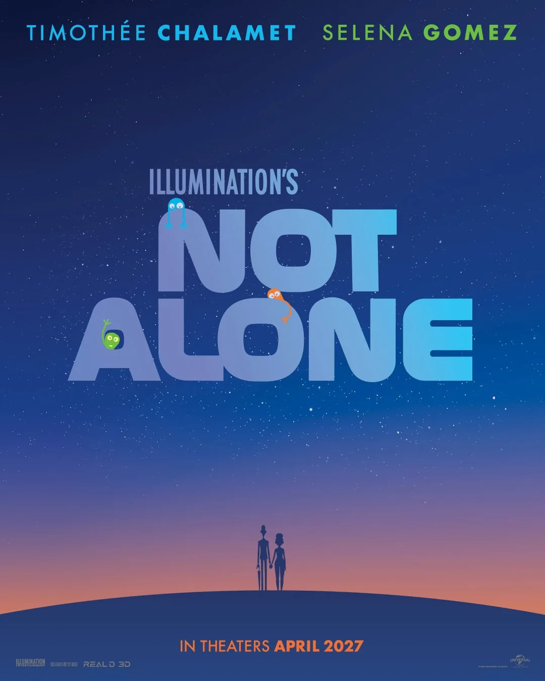Illumination выпустит мультфильм «Не одни» с Шаламе и Гомес

Это первый анимационный проект в карьер