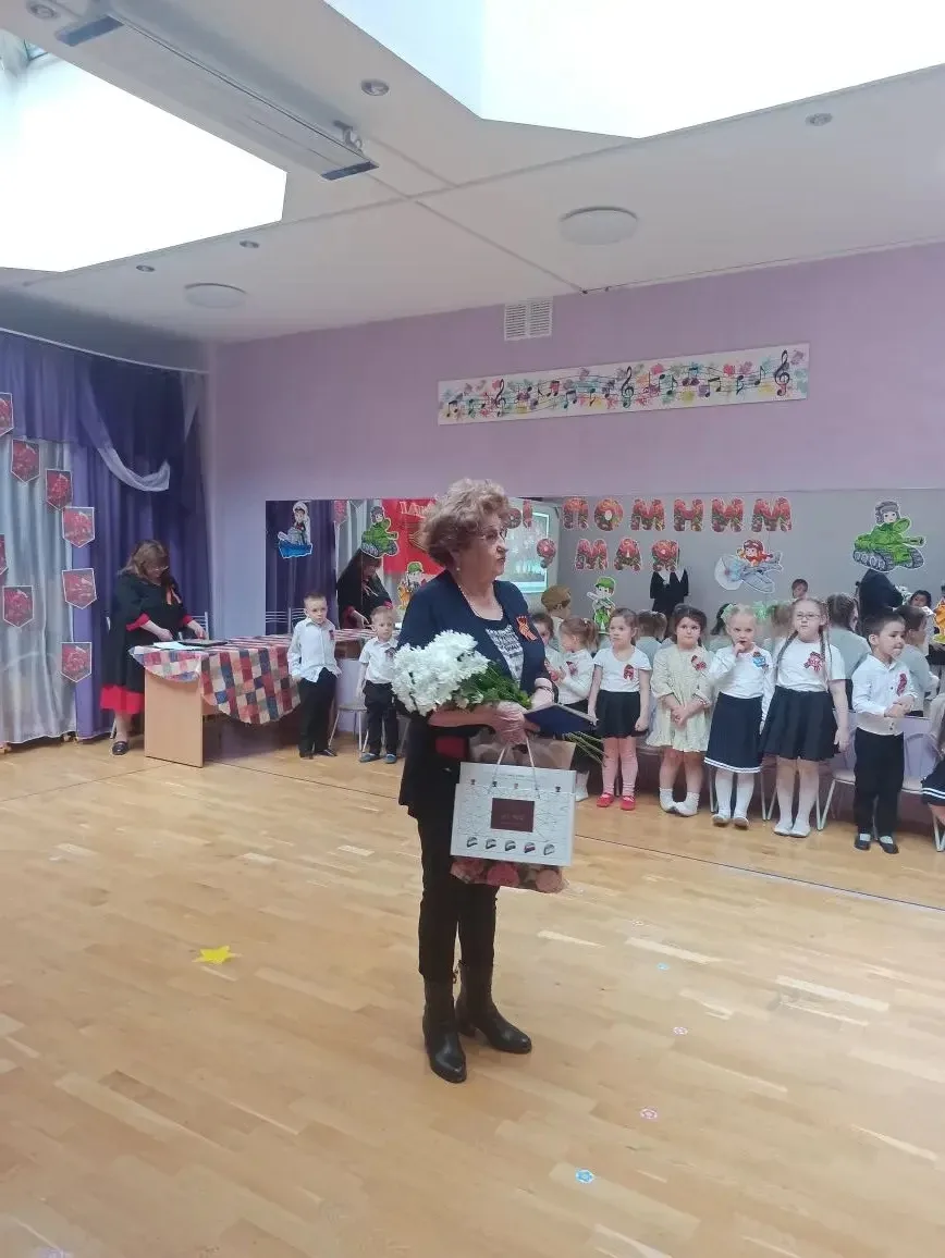 Это уже становится доброй традицией 🧡🖤 В преддверии Дня Победы в стенах нашего детского сада проше
