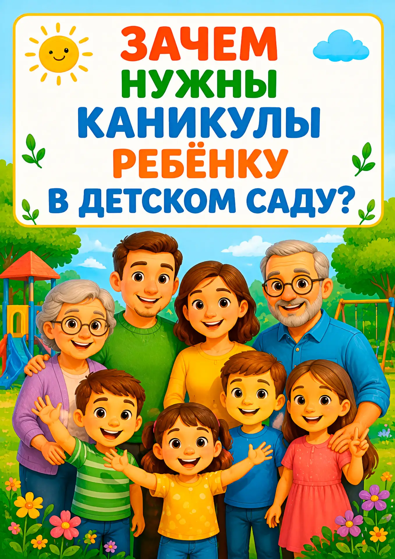 29 мая мы проводили детей на летние каникулы, а вы как думаете, зачем детям в детском саду нужны кан