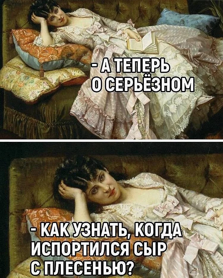 Если вы когда-нибудь мучались таким вопросом, то вот ответ  👇

❓Может ли испортиться сыр с плесенью