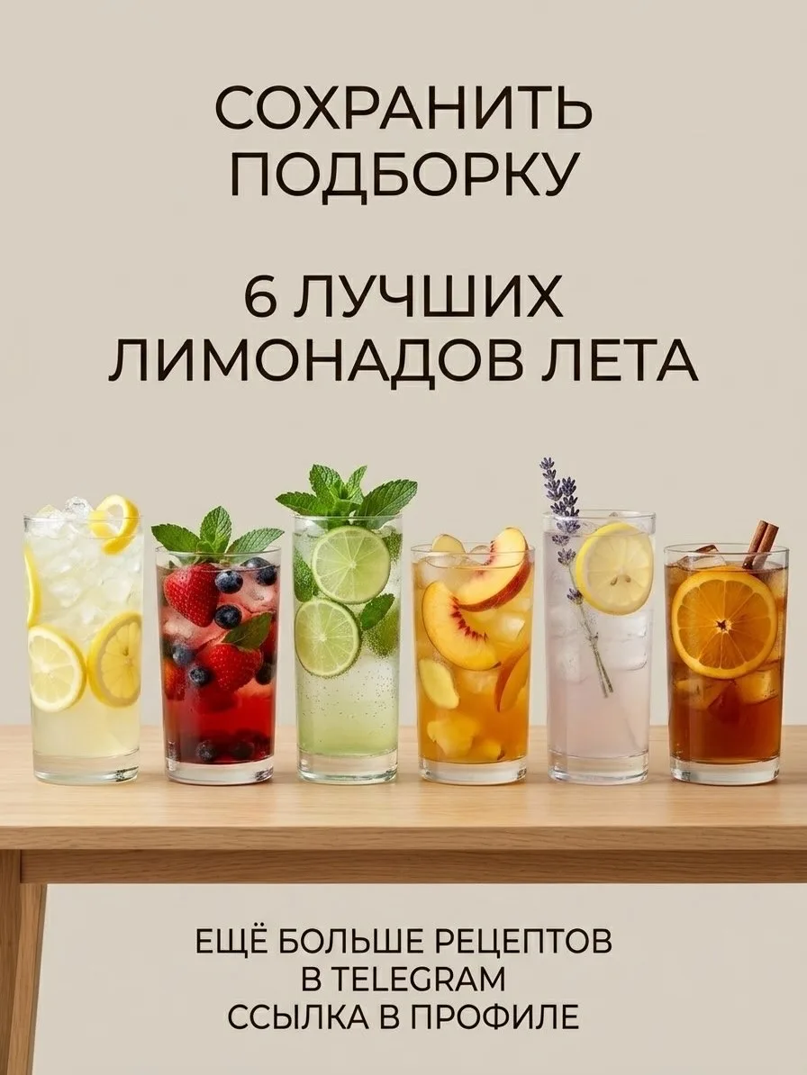 Рецепты вкусных полезных лимонадов  🥤


Летом такие лимонады разлетаются быстрее любых магазинных н
