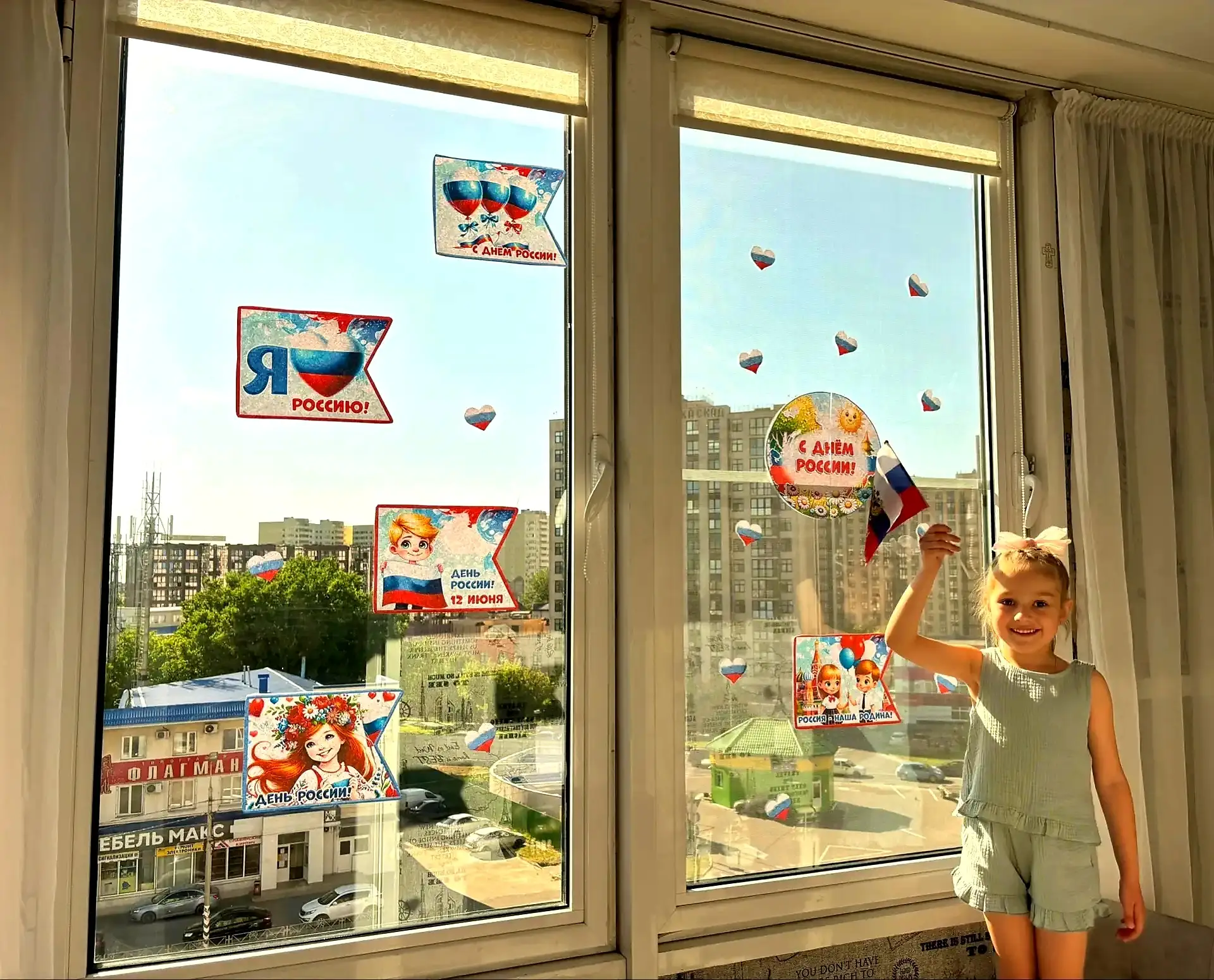 🎨 Наши маленькие патриоты присоединились к Всероссийской акции «Окна России»!

Ребята вместе с роди