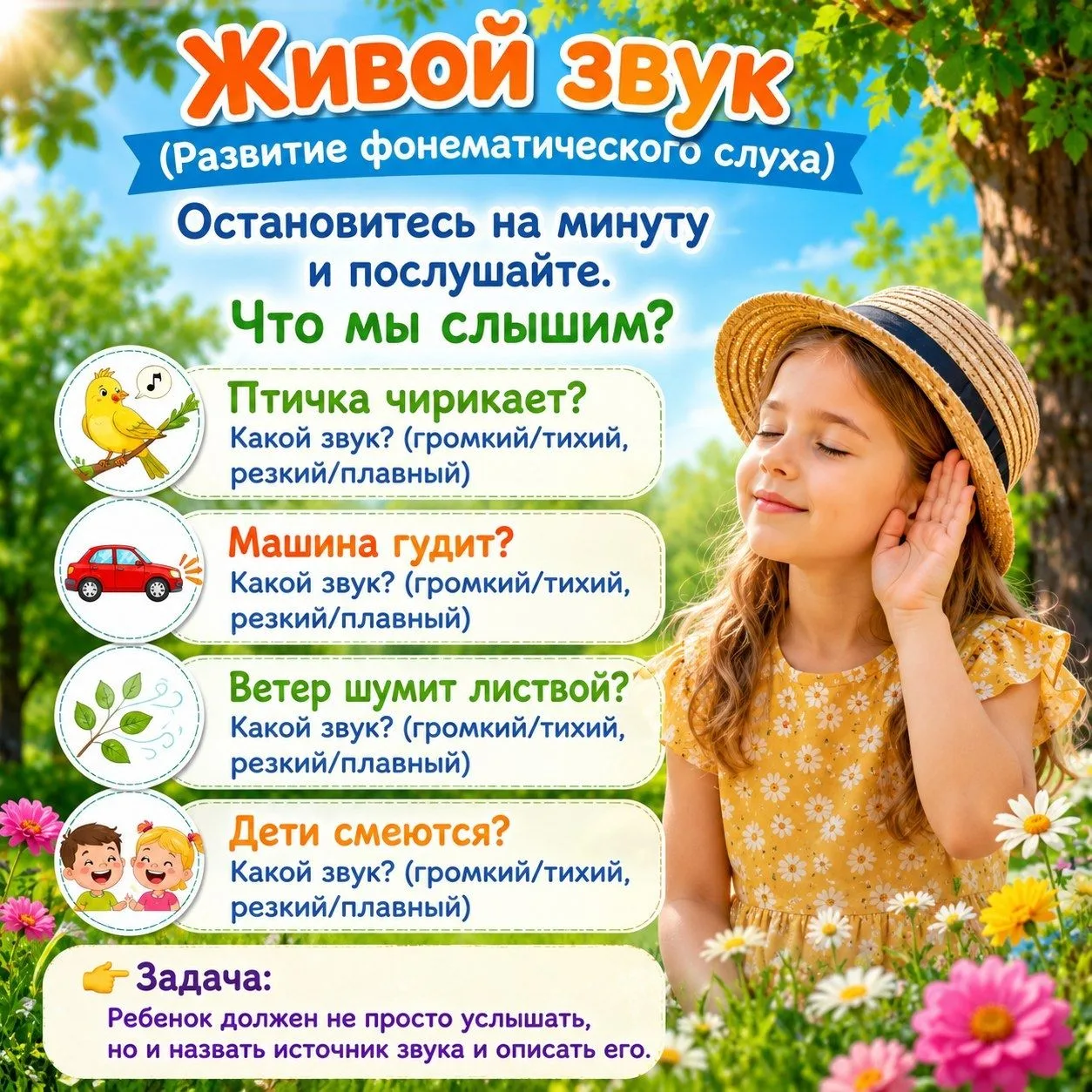 Логопедические игры на природе