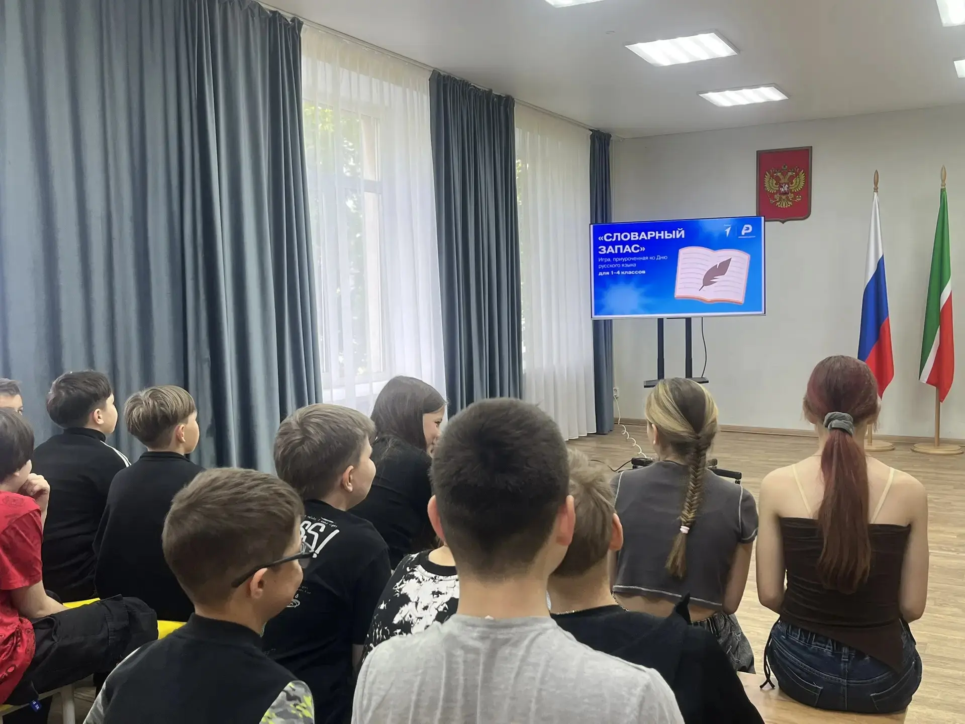В рамках Всероссийской акции «Великий и могучий», приуроченной ко Дню русского языка, в нашей школе 