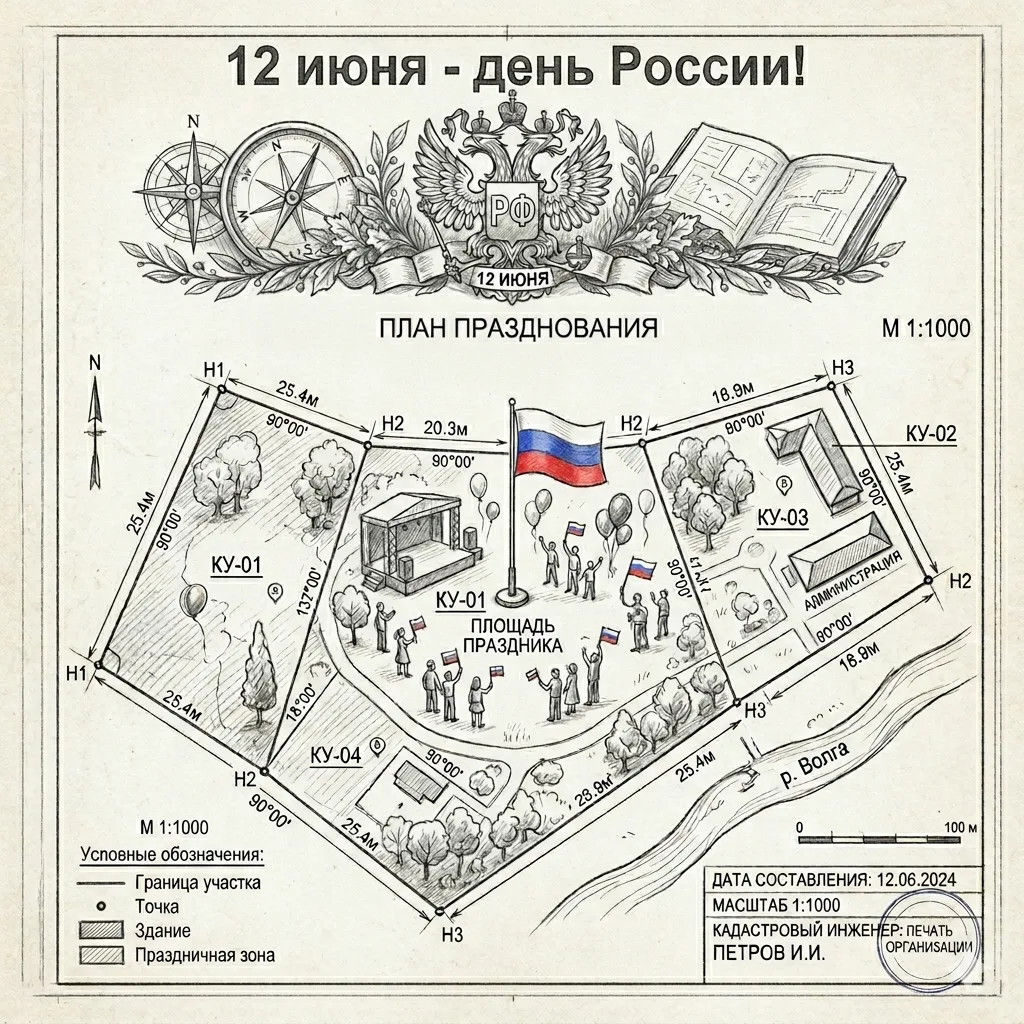 С Днём России! 🇷🇺✨
 
12 июня — праздник, который объединяет всех нас в любви к нашей великой стран
