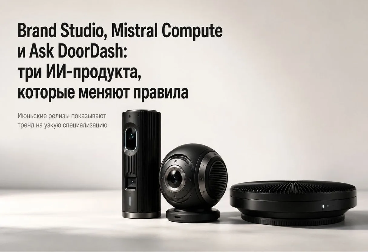 Три релиза июня — и каждый ломает привычный сценарий.

1. Brand Studio от Stability AI: теперь генер