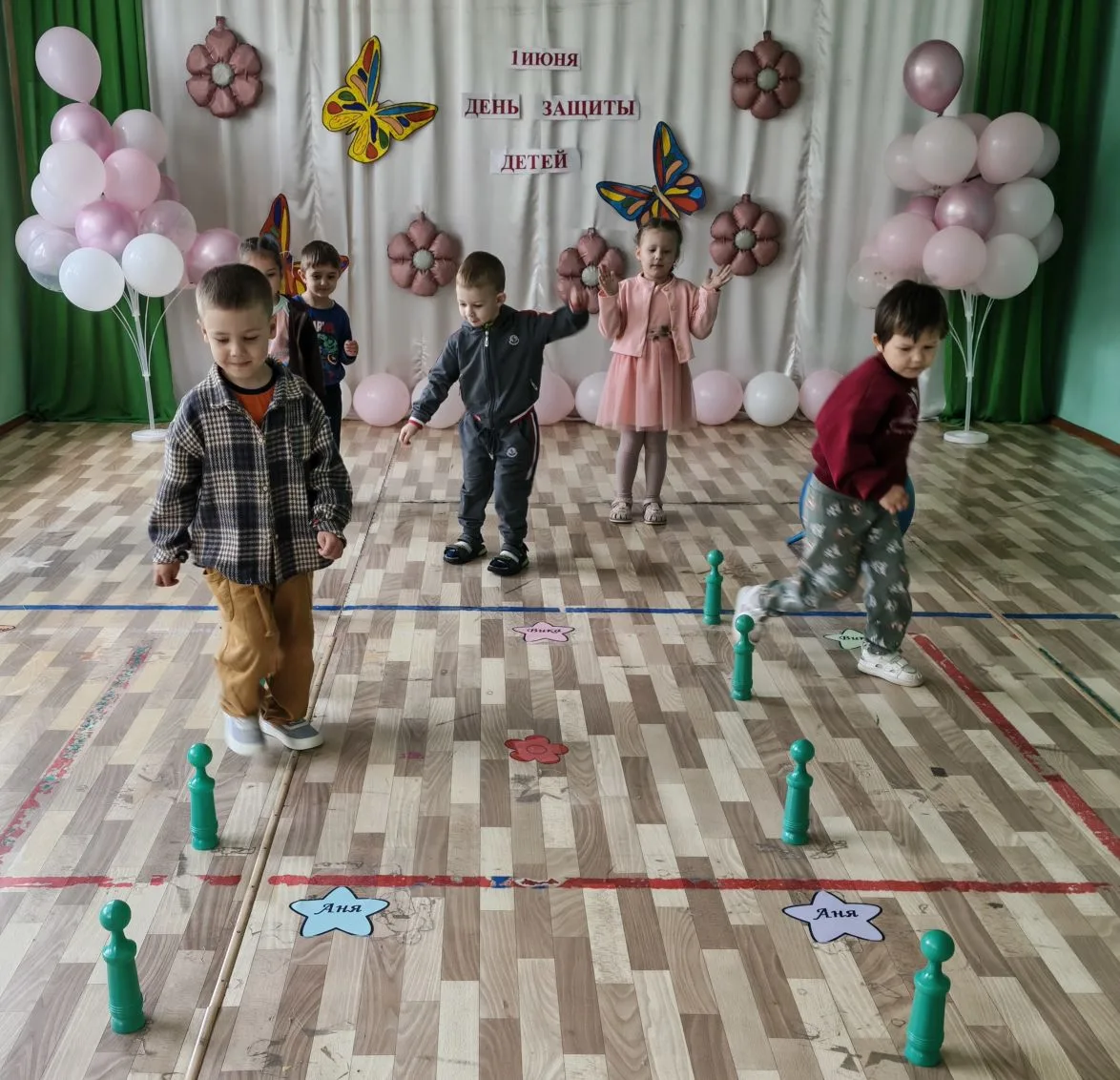 🌟🤼Сегодня в нашем детском саду прошли спортивные соревнования посвященные Дню защиты детей "Мы чем