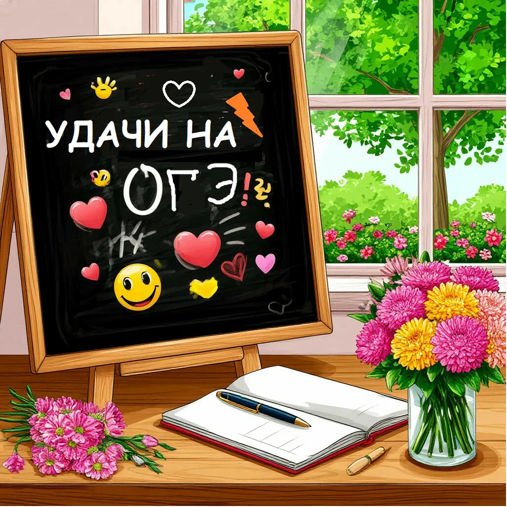 Дорогие 9-классники! Сегодня у вас очередной ОГЭ! 🍀🍀🍀Желаем удачи на экзаменах! Пусть всё пройдёт