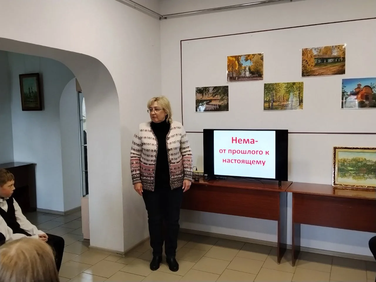 🏠"Нема - от прошлого к настоящему" - под таким названием прошёл краеведческий час для👫 учащихся 6 