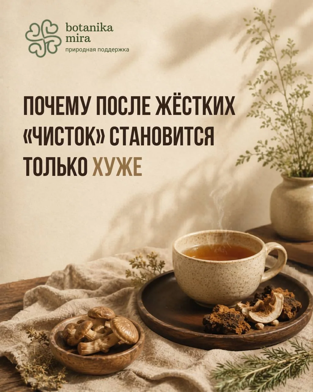 Почему после жёстких «чисток» многим становится только хуже
⠀
Замечали, как сейчас выглядит большинс