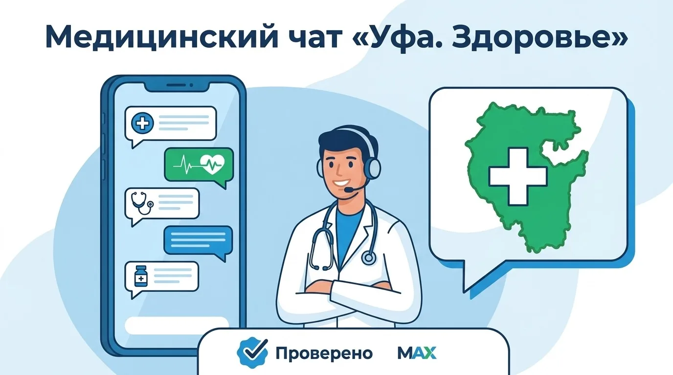В Республике Башкортостан запущены медицинские чаты в приложении MAX – это прямой и быстрый способ п