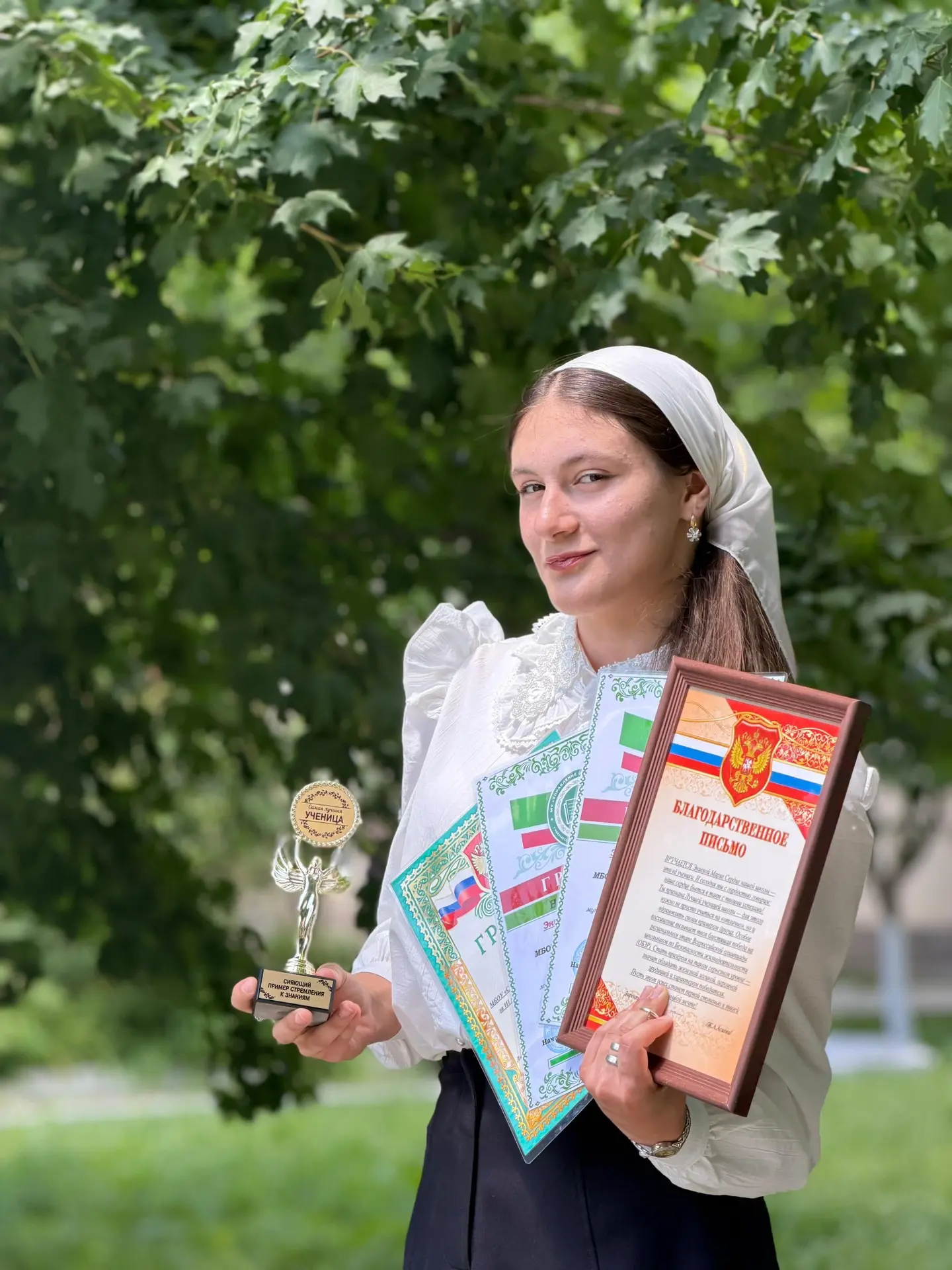 В нашей школе учится девушка, которая своим примером доказывает, что упорство, труд и вера в себя об