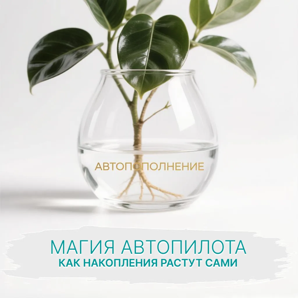 Магия автопилота: как внедрить систему накоплений, которая работает сама

Вчера мы говорили о том, к
