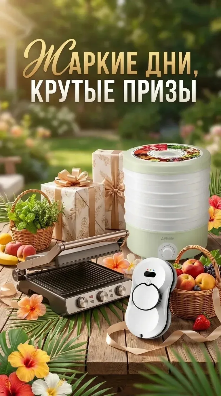 Подарков много не бывает 💥 💥 💥
Самые жаркие хиты этого лета ☀️ 😍 ☀️ 🏞️
​
 Как участвовать?
​
✅ 
