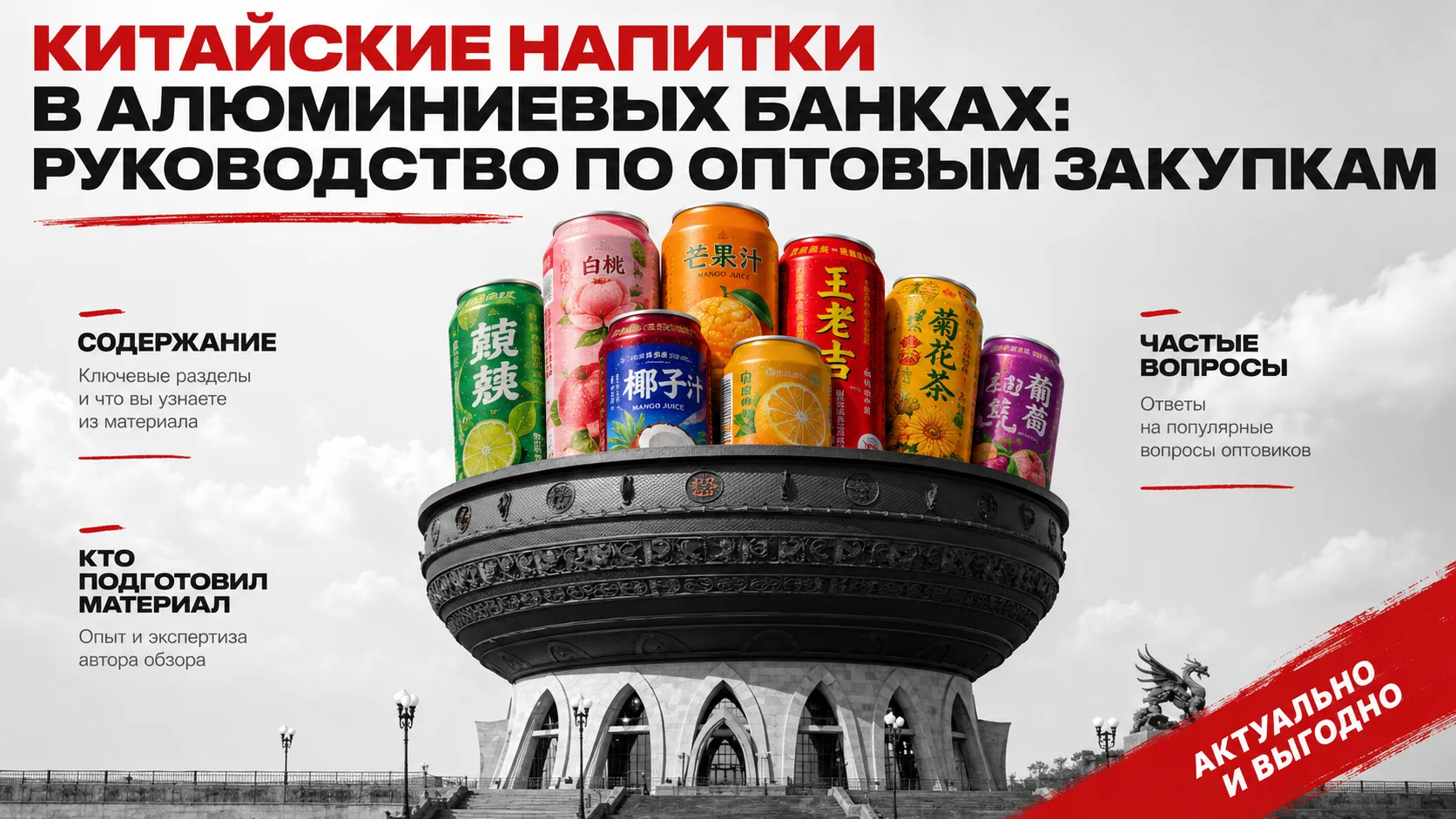 Китайские напитки в алюминиевых банках: руководство по оптовым закупкам

Китайские безалкогольные на