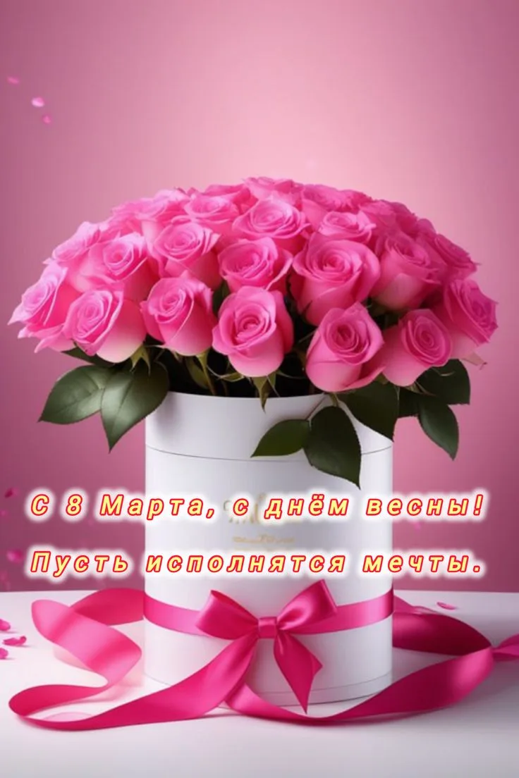 🌹От всей души поздравляем с Международным женским днем, с 8 Марта! Пусть весна подарит силы, свежие