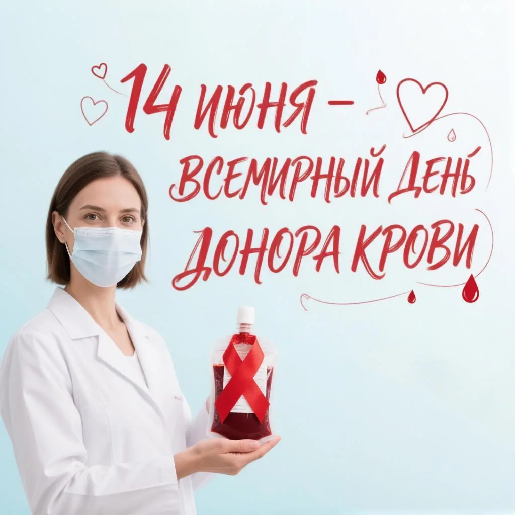 🩸 14 июня — Всемирный день донора крови! 🩸
Сегодня мы присоединяемся к глобальной благодарности те