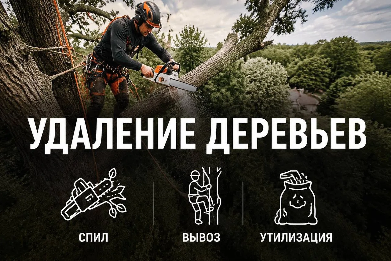 Профессиональное удаление деревьев в Москве и Московской области 🌳

• Аккуратно удалят деревья любо
