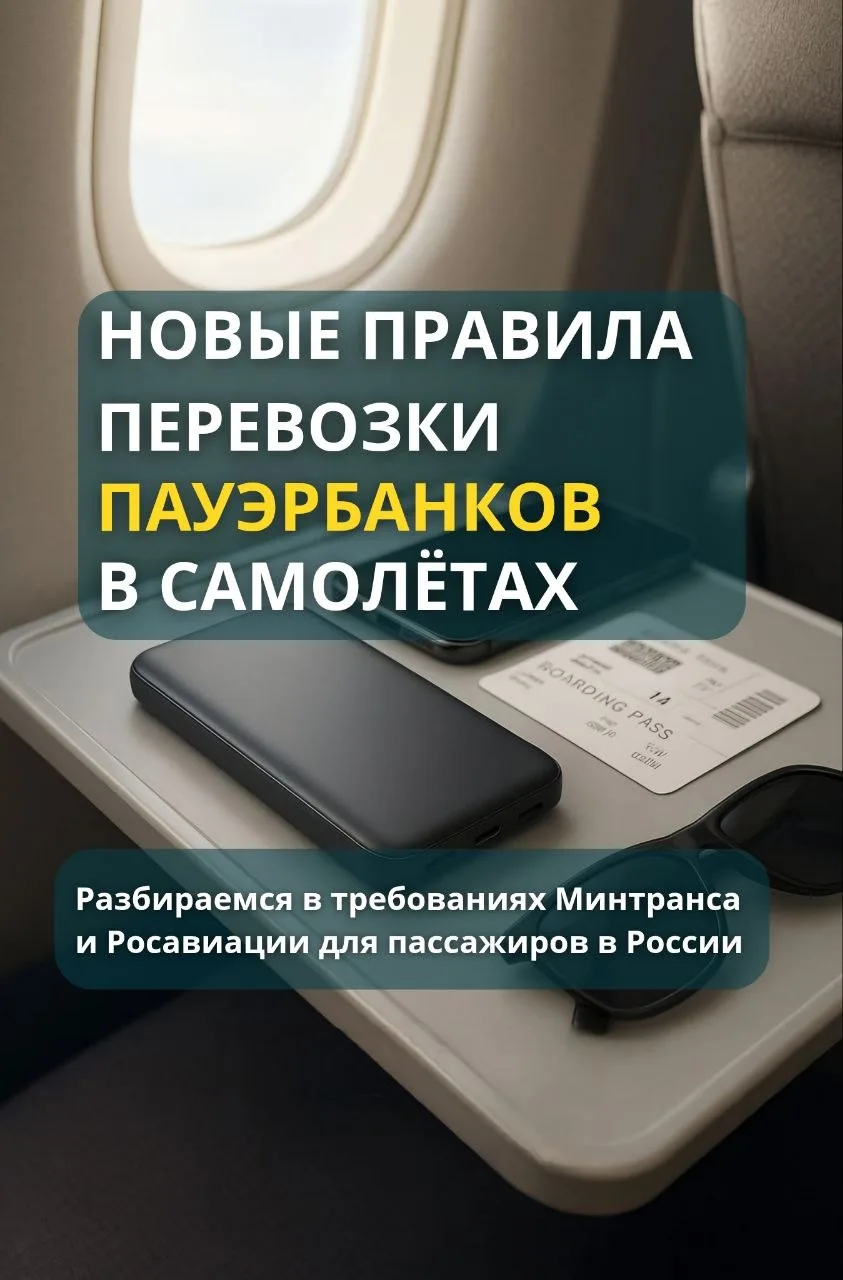 Вы больше не сможете пользоваться пауэрбанком во время полёта — и это лишь часть новых правил, котор