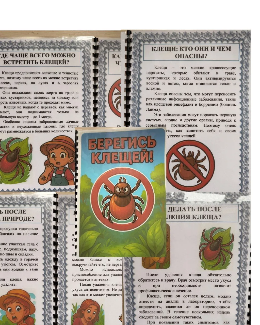 🪲 Нападение клещей на человека наблюдается ежегодно, начинается с конца апреля. Больше всего отмеча