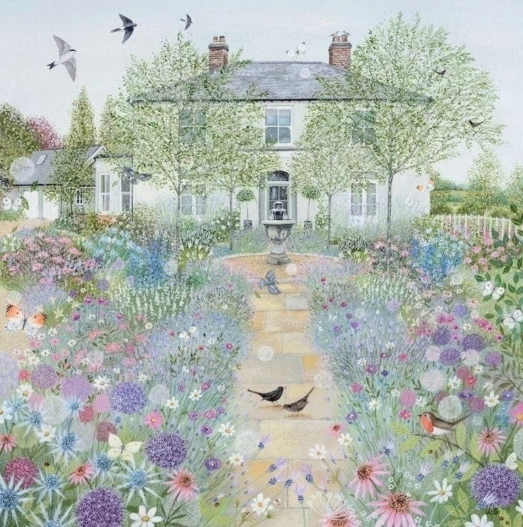 Люси Гроссмит (Lucy Grossmith) — художник - самоучка, работает
в жанре наивной живописи.