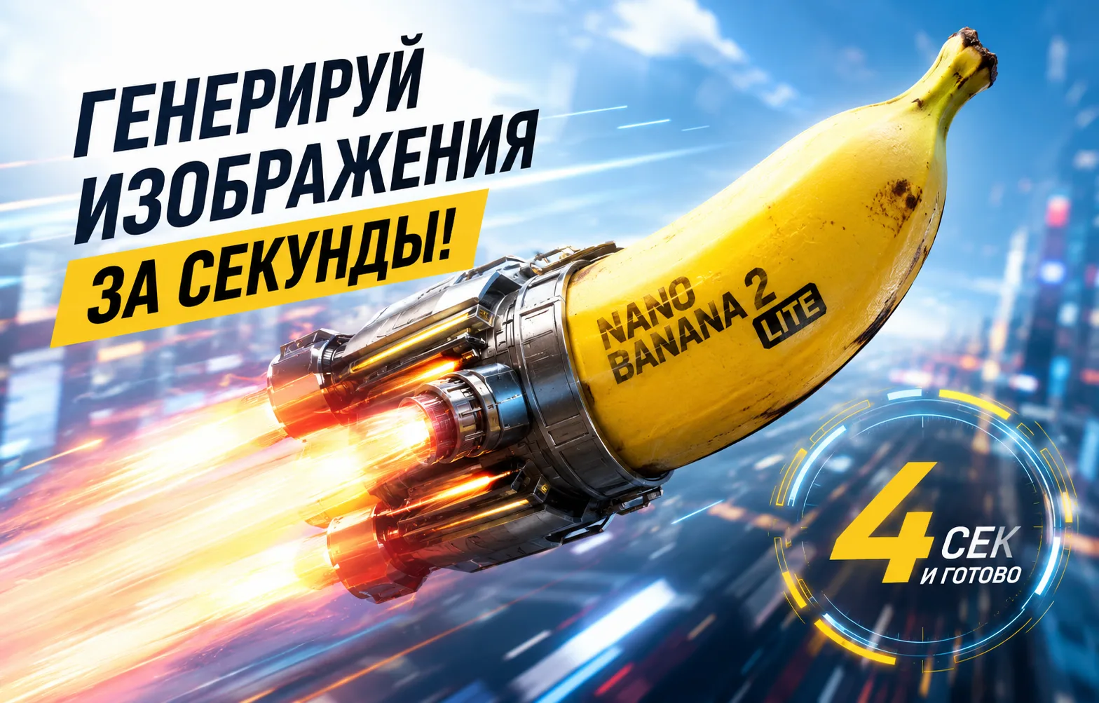 Генерация картинок за секунды: Google выкатили Nano Banana 2 Lite 🍌⚡️

Разработчики представили мод