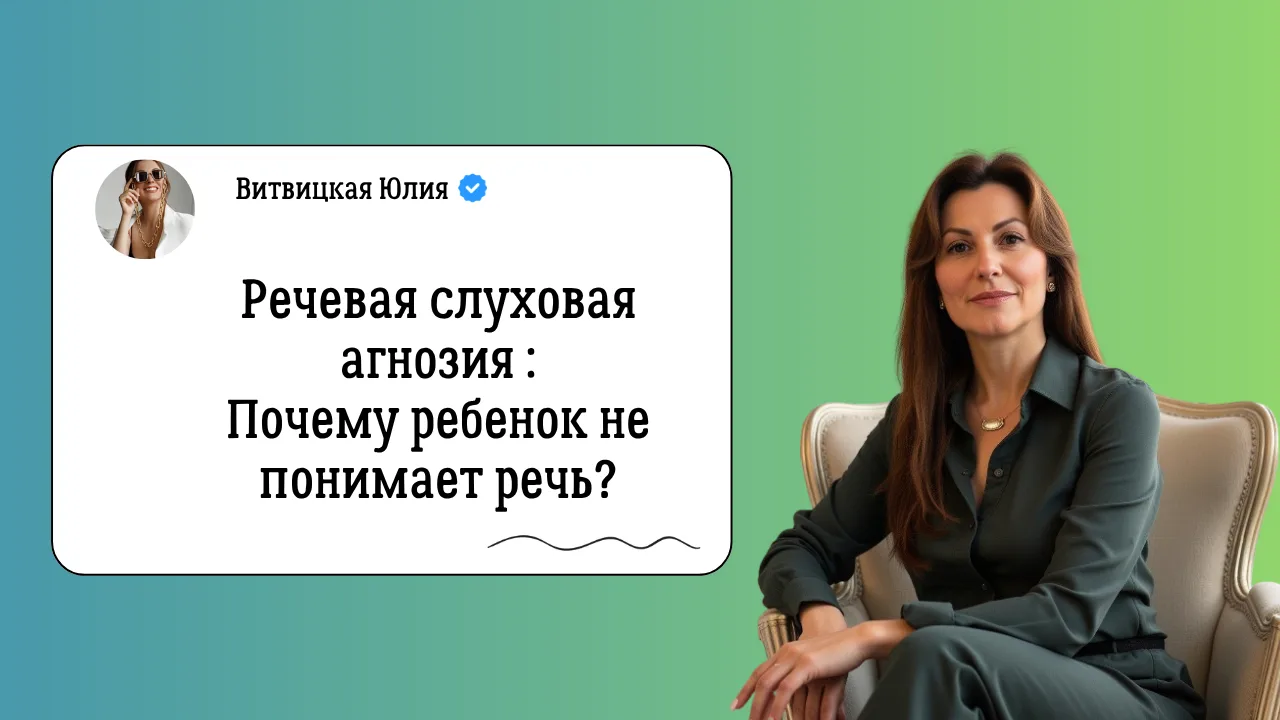 Что такое речевая слуховая агнозия? 👂

И правда ли, что это просто новое название нарушения фонемат