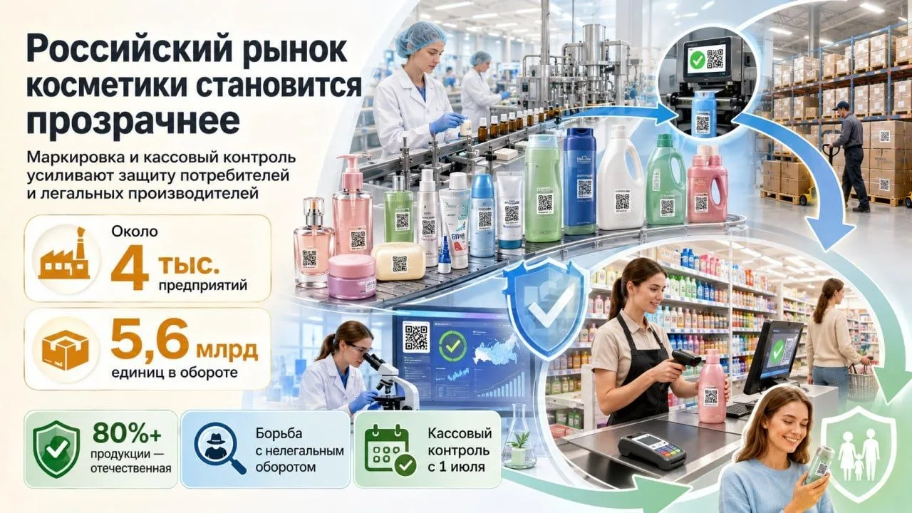 Сегодня около 4 тысяч предприятий производят косметику в России. Рынок таких товаров демонстрирует у