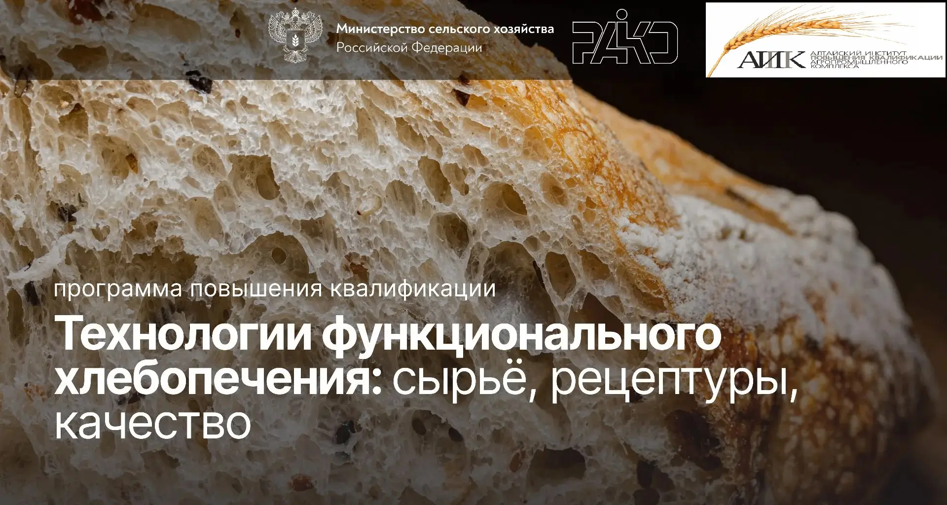 Освойте современные технологии производства хлебобулочных изделий с учётом принципов здорового и фун