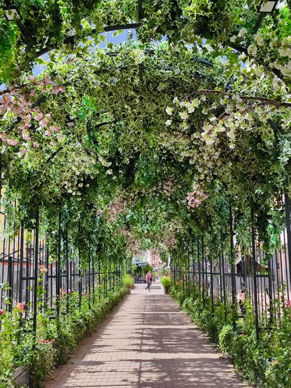 💐 Цветущий тоннель украсил Арбат

На Арбате появилась новая фотолокация — цветочный тоннель, которы