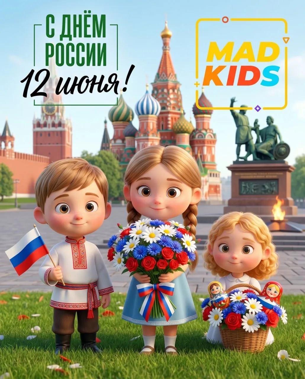🎉 Поздравляем с Днём России и Днём города! 🎉

От всего сердца поздравляем вас с Днём России — праз