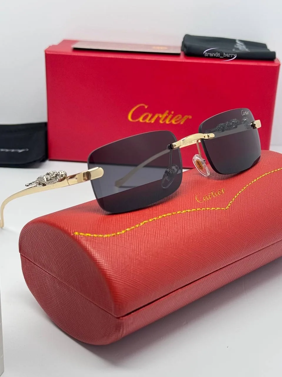 #CARTIER    

◽️Одни очки 
◽️Цена: 2490 ₽ 
◽️Полным Набором:
Коробка , футляр, фирменная салфетка (К