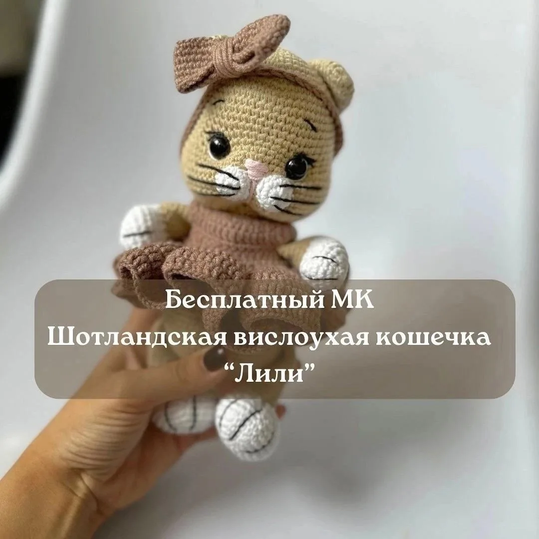 🐈‍⬛ Милая Кошечка в платье 
Автор:
https://vk.com/savviplush
