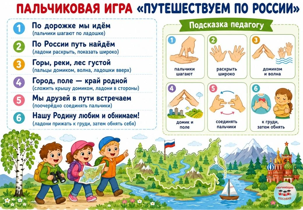 ДОБАВЛЯЕМ ДВИЖЕНИЕ В ТЕМУ НЕДЕЛИ 🤲

Сегодня у нас пальчиковая игра по теме «Моя Россия». Такие небо