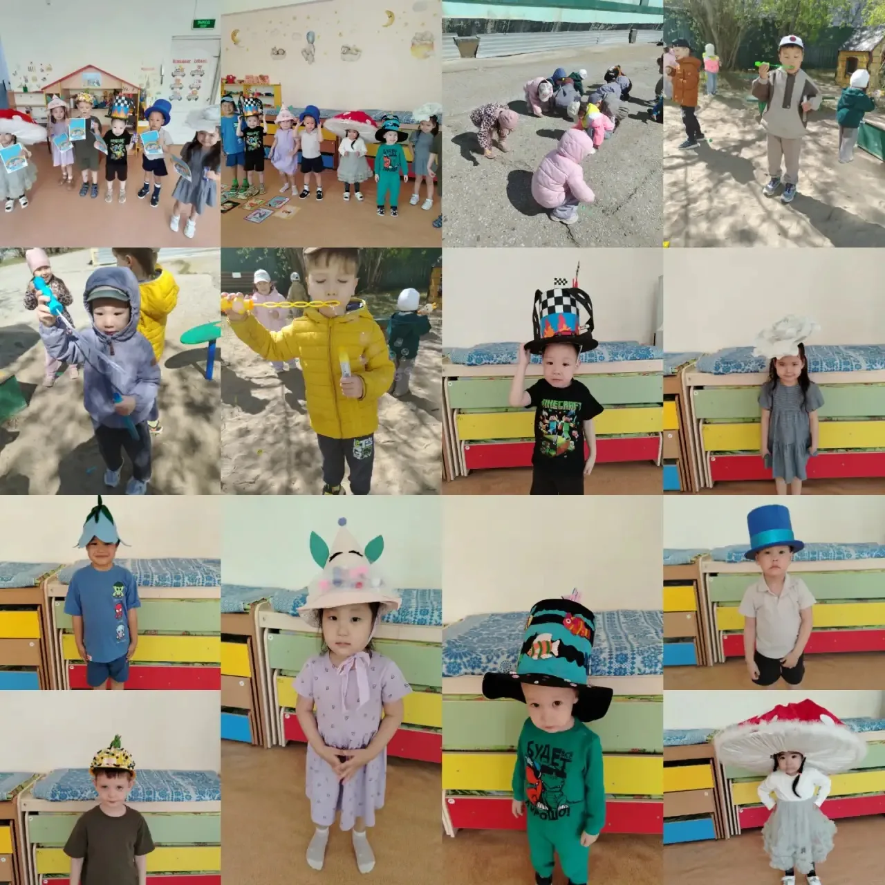 🎩👒 Самые оригинальные шляпы в «Солнечных лучиках»! 🎉

В Международный день защиты детей, во второ