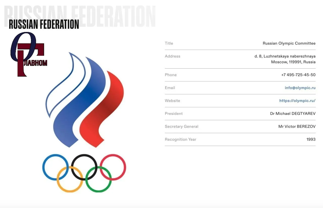 🏅 ОКР вернулся на сайт МОК

Страница Олимпийского комитета России снова доступна на официальном сай