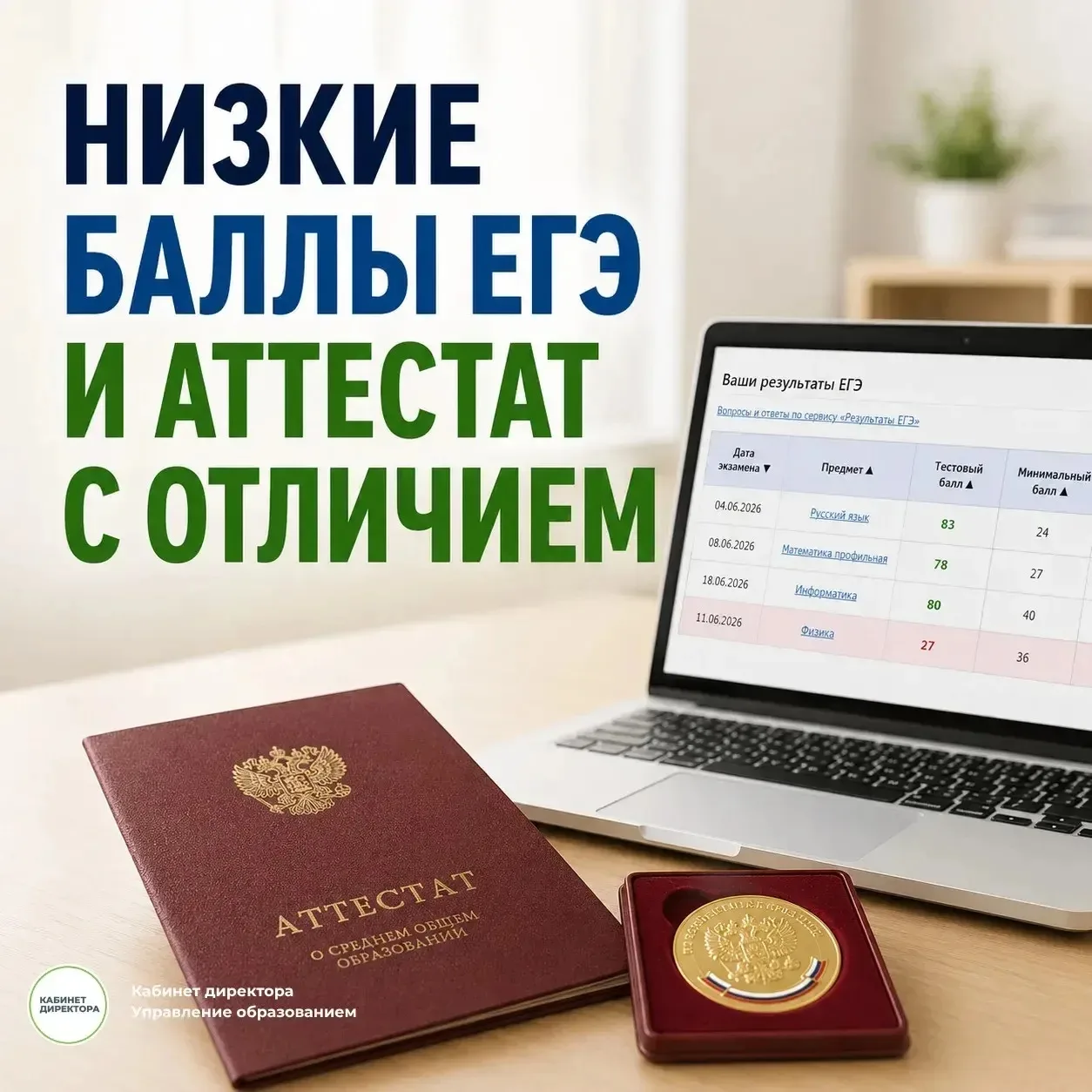 🎓 Можно ли получить аттестат с отличием, если по одному из предметов ГИА не набран минимальный балл