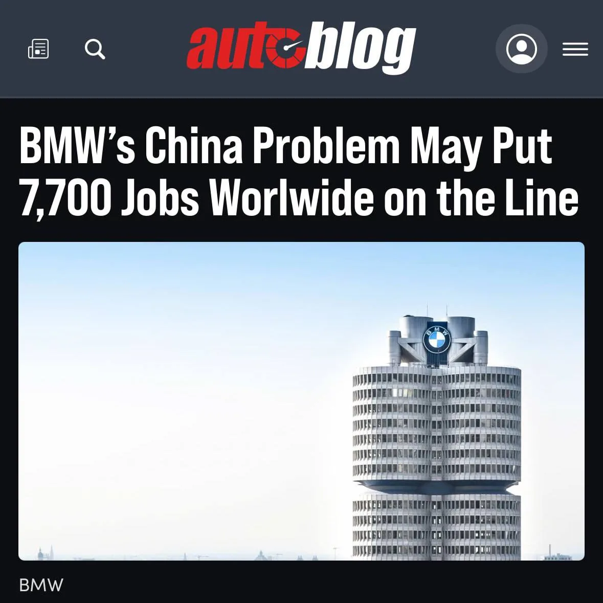Китайцы добрались и до BMW — компания может сократить до 7700 сотрудников по всему миру из-за просад
