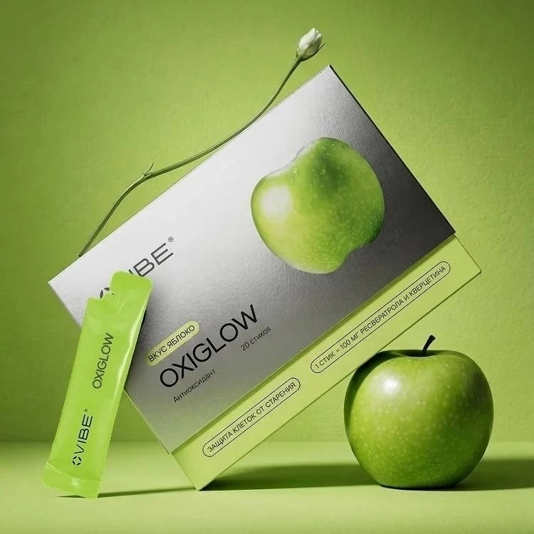 РЕСВЕРАТРОЛ OXIGLOW -
инновационный продукт, обеспечивающий внешние эффекты «омоложения» и комплексн