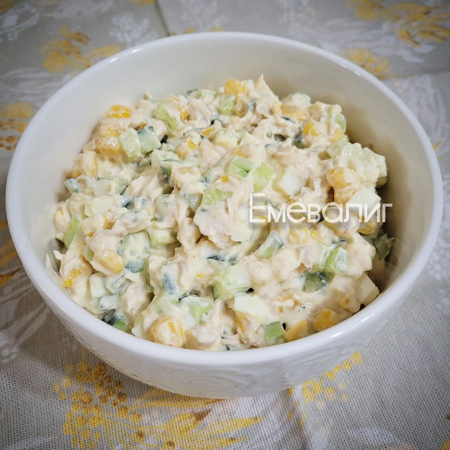 СЫТНЫЙ салат для ПОХУДЕНИЯ за 5 минут, 73 кал./100 гр. 

   🥗🥗🥗
Салат, с которым справится даже р