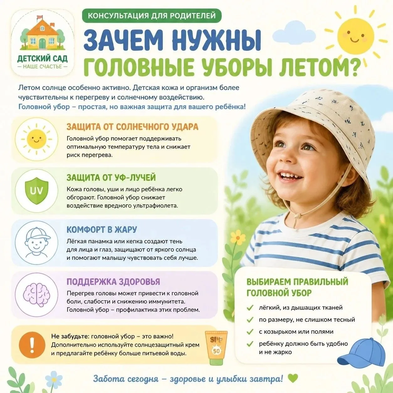 Лето – время активных прогулок, игр на свежем воздухе и ярких впечатлений.  Многие родители задаются