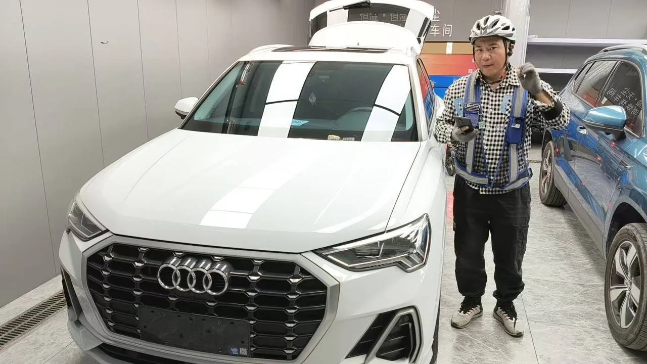 Дооснастили для нашего клиента на Audi Q3 камеры кругового обзора и направляемся на границу🤝