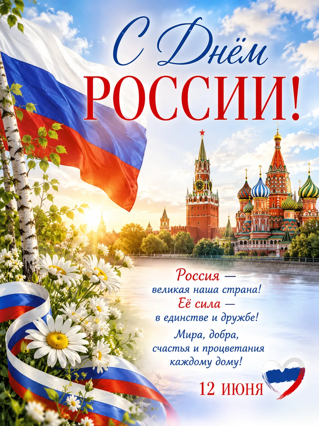 🇷🇺 С Днём России, дорогие друзья!

Россия — это не только огромная страна на карте. Это наши семьи