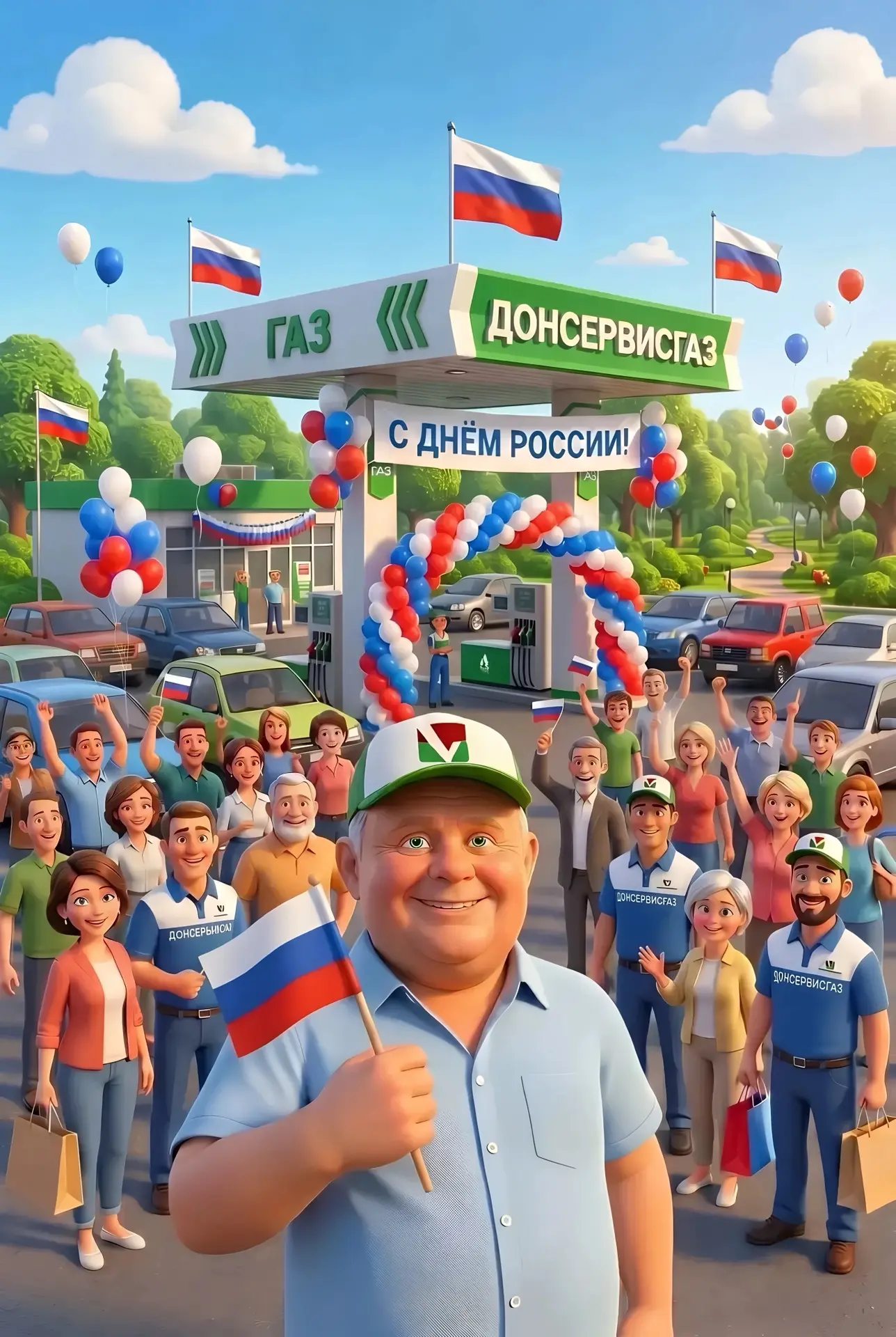Уважаемые клиенты и дорогие сотрудники!

Поздравляем вас с наступающим Днём России! 🇷🇺❤️

Нам посч