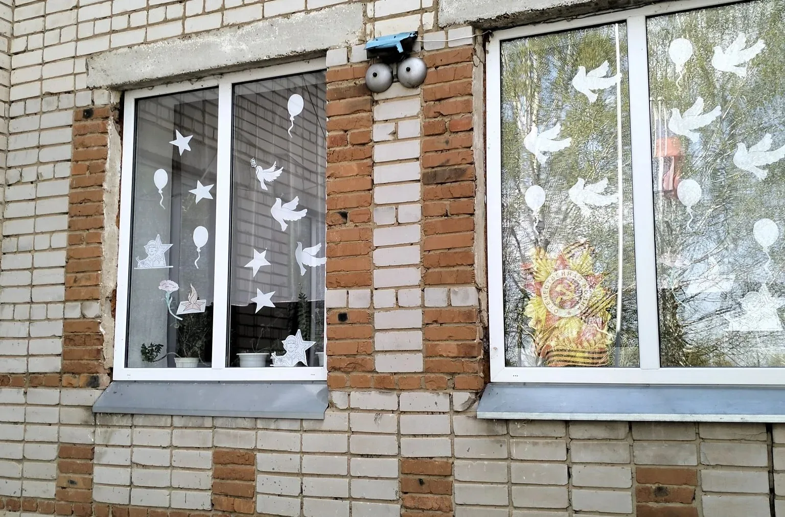 В рамках Всероссийской акции "Окна Победы", приуроченной к 81- й годовщине Победы в   Великой Отечес