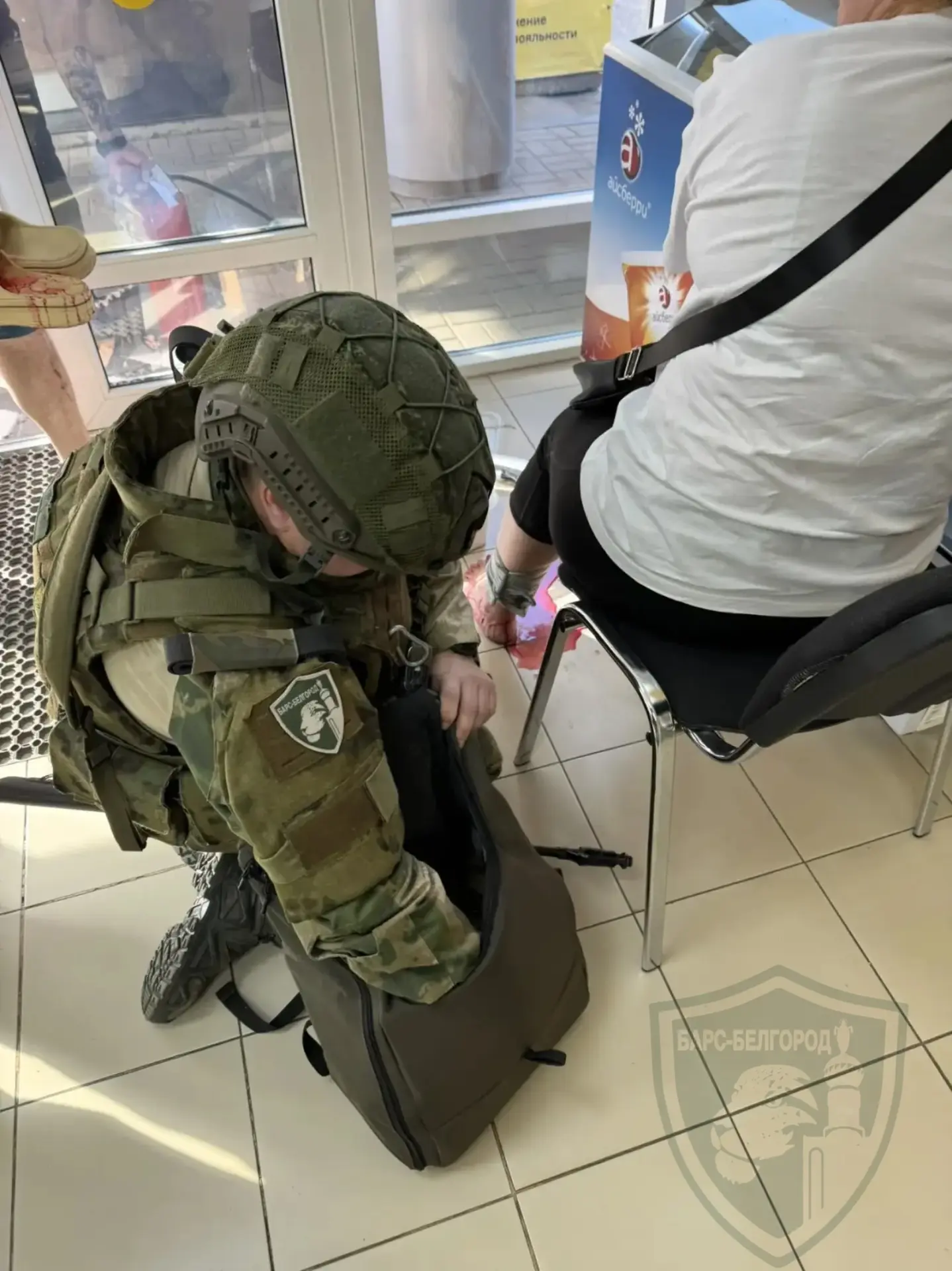 Боевая работа не терпит промедления. Сегодня на территории коммерческого объекта произошла детонация