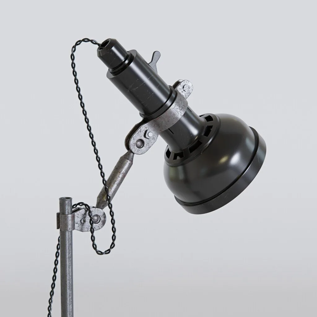 На нашем курсе по Blender новый финалист с полностью самостоятельной моделью настольной лампы интере