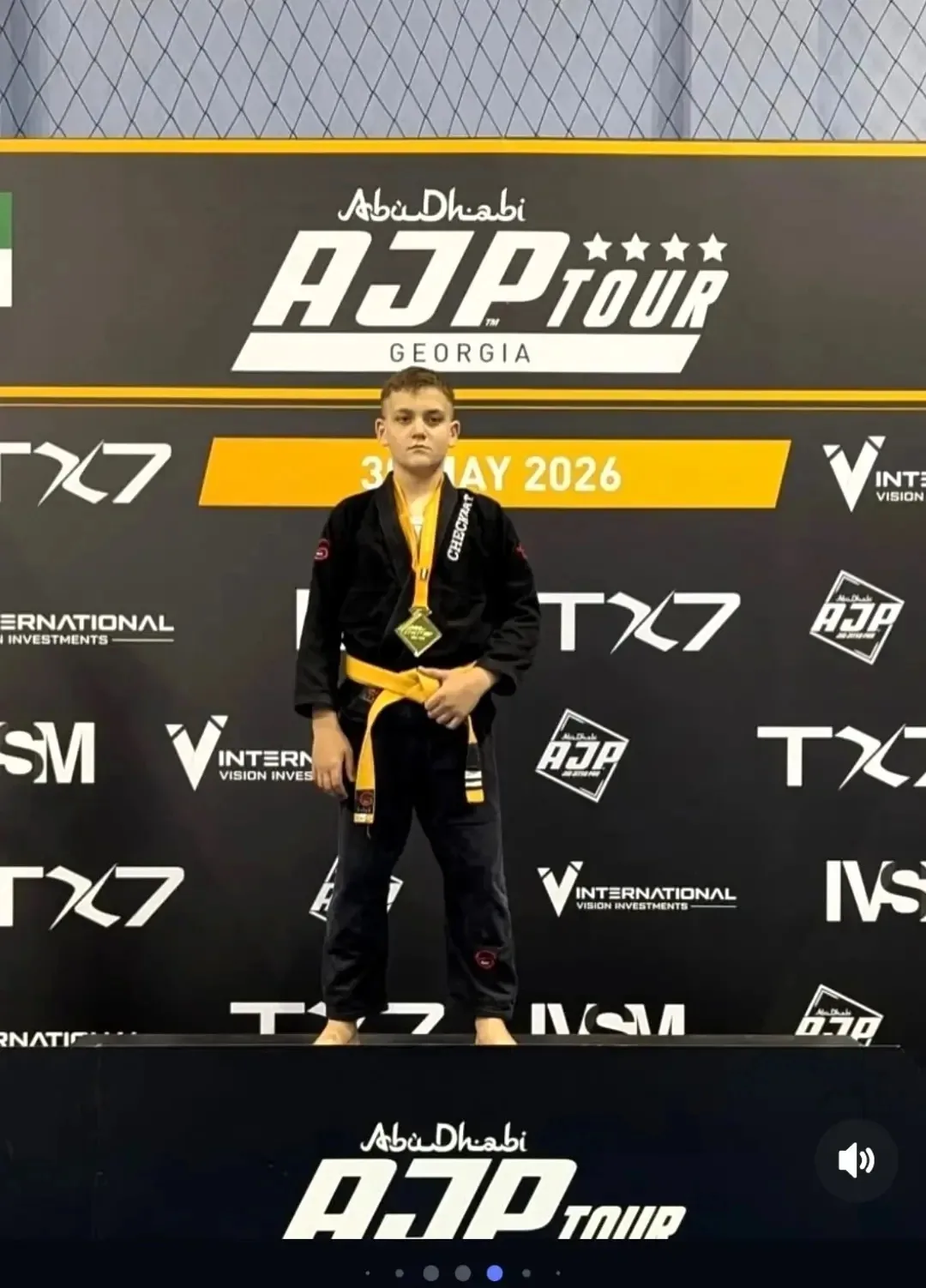 Ученик 6 класса Гимназии №4 Булат Сундуков стал героем финала AJP Tour Georgia National Jiu-Jitsu Ch