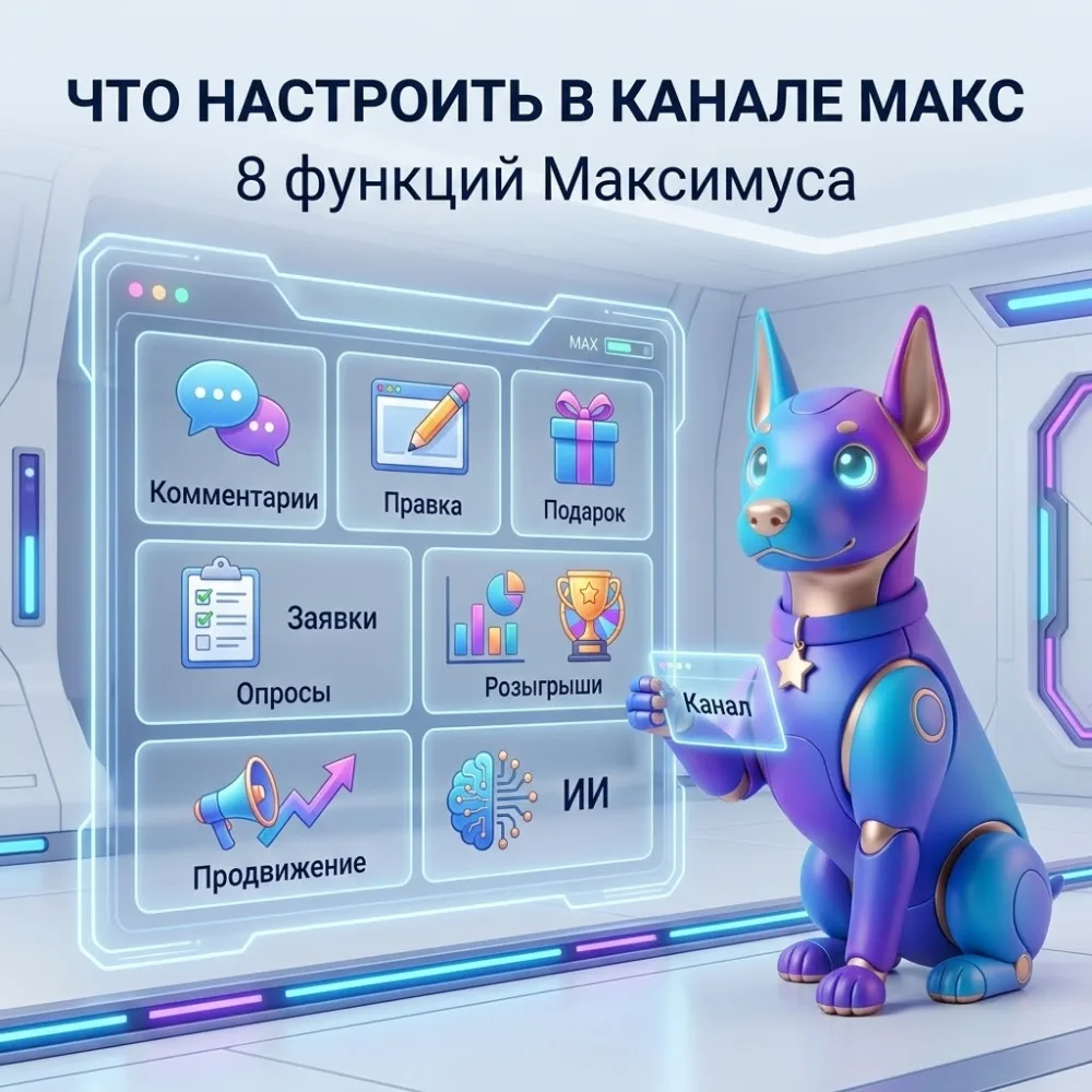 🚀 8 необходимых функций для канала

Максимус можно использовать не только для комментариев. Внутри 