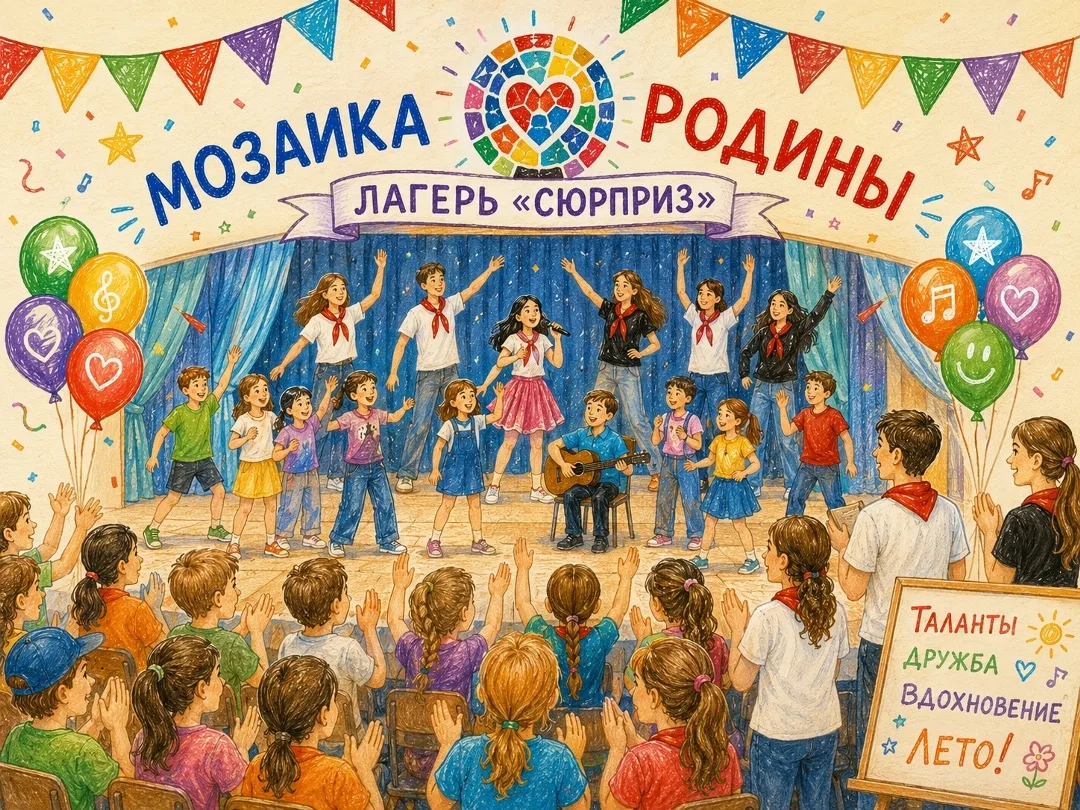 🧩 🎉 В лагере «Сюрприз» состоялся праздничный концерт открытия смены!
Танцы, песни, творческие номе
